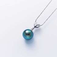 黒蝶パールペンダント